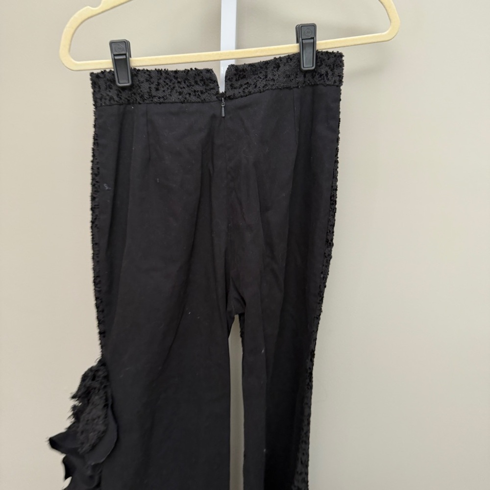 R.L.E. Black Women's Textured Wide-Leg Pants & cardigan Set size ~S - Picture 8 of 11